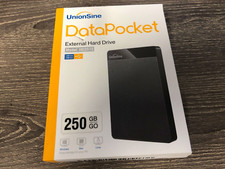 Disco rígido externo UnionSine DataPocket 250GB - Preto (HD2510), usado comprar usado  Enviando para Brazil