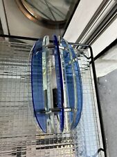 Usado, APLIQUE BLEU 70s VETRO SPESSO MURANO ITALIAN DESIGN SCONCE comprar usado  Enviando para Brazil