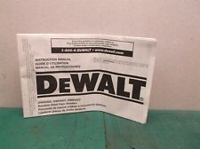 Manual de instruções para lixadeira orbital aleatória Dewalt DWE6420,DWE6421,DWE6423 comprar usado  Enviando para Brazil