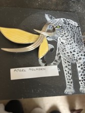 Norwegian enamel brooch for sale  EGHAM