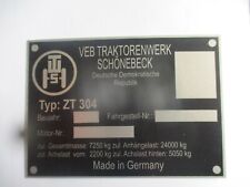 Typenschild traktor fortschrit gebraucht kaufen  Deutschland