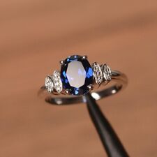 Oval cut blue for sale  COVENTRY