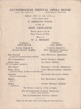 Opera programme 1936 for sale  LONDON
