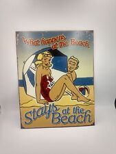 Happens beach... decorative for sale  White Cloud