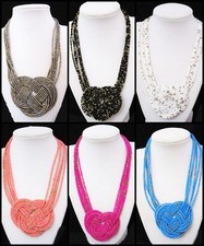 Seed bead necklace for sale  Loughman