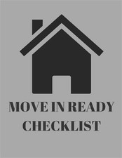 Move ready checklist for sale  Jessup