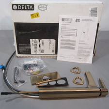 Delta 774-CZ-DST Zura grifo de baño de una sola manija champán bronce segunda mano  Embacar hacia Mexico