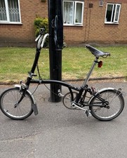 Folding brompton bike for sale  LONDON