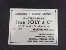 Rare ancienne plaque d'occasion  Chaponost
