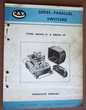 1950s cav maintenance for sale  UK