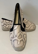 Alpargatas femininas Evans By City Chic Deana tamanho 5EEE ajuste extra largo pele de cobra comprar usado  Enviando para Brazil
