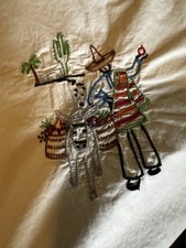 Vintage embroidered corners for sale  Castle Rock