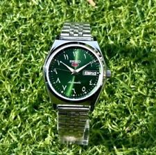 Vintage SEIKO Verde Árabe Sunburst 6309 Movimento Automático Relógio Fabricado no Japão. comprar usado  Enviando para Brazil