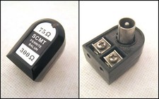 Adaptador de cabo de antena de TV Ferrite Balun 75Ω a 300Ω Ohms SCMT comprar usado  Enviando para Brazil