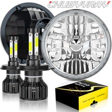 Faróis de LED redondos 7" polegadas feixe selado HI/LO para Chevy Bel Air 1955-1957 comprar usado  Enviando para Brazil