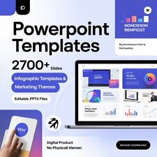 Usado, 🔥 Ultimate PowerPoint Mega Bundle – 2700+ Slides | Negócios, infográficos e muito mais comprar usado  Enviando para Brazil