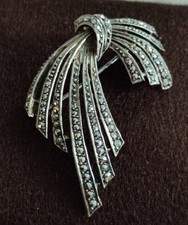 Vintage marcasite silver for sale  LOUGHBOROUGH