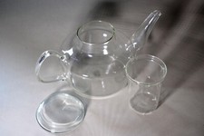 Glasteekanne bauhausstil rigin gebraucht kaufen  Deutschland