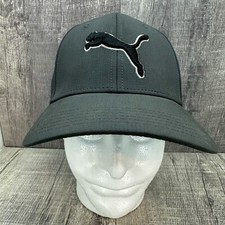Boné PUMA Evercat malha ajuste elástico tamanho EUA S/M logotipo bordado cinza escuro PV2028 comprar usado  Enviando para Brazil