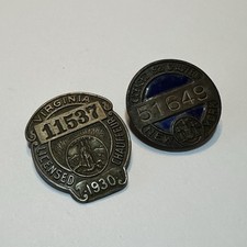 Chauffeur badges antique for sale  New York