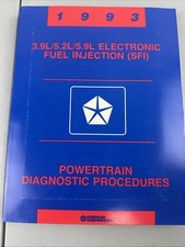 1993 3.9L 5.2L 5.9L Procedimentos Eletrônicos de Injeção de Combustível Powertrain, usado comprar usado  Enviando para Brazil