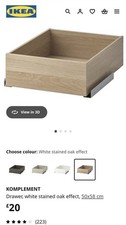 Ikea komplement drawer for sale  SWINDON