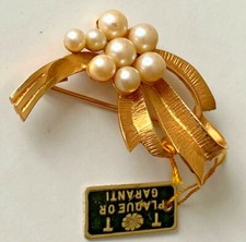 Broche ancienne plaqué d'occasion  Paris XV