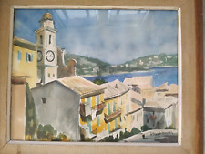 Tableau provençal aquarelle d'occasion  Évian-les-Bains