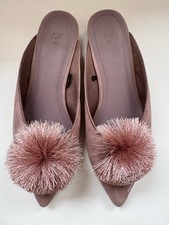 Pantoletten rosa pompom gebraucht kaufen  Sarstedt