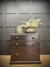 Antique pine chest for sale  KING'S LYNN