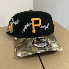 Chapéu Snapback Pittsburgh Pirates New Era A Frame Realtree Camuflagem Arame Farpado Patch comprar usado  Enviando para Brazil