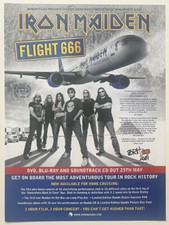IRON MAIDEN - FLIGHT 666 : 2009 full page UK magazine ad comprar usado  Enviando para Brazil