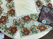 Xmas cloth tapestry for sale  HELSTON