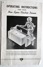 1930s operating instructions for sale  Pinellas Park