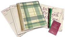 Usado, Caderno de Receitas Erin Condren Traditions, Toalha de Chá, Blocos de Notas, Marcadores comprar usado  Enviando para Brazil