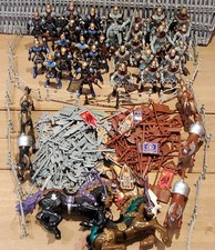 Medieval knights figures for sale  LANCING