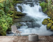 3D Wasserfall Stein Q7058 Tapete Wandgemälde Fototapete Selbstklebend Kay comprar usado  Enviando para Brazil
