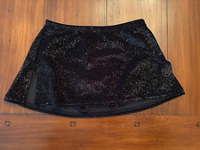 Saia Mondor Girls tamanho 6X-7 veludo preto brilhante patinação no gelo comprar usado  Enviando para Brazil