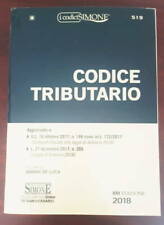 Codice tributario 2018 usato  Italia