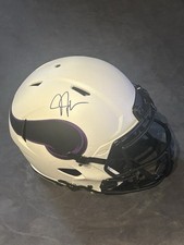 CAPACETE AUTÊNTICO BECKETT Justin Jefferson assinado Vikings f/s velocidade eclipse lunar comprar usado  Enviando para Brazil