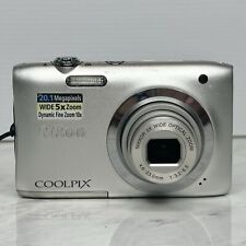 Câmera Digital Compacta Nikon Coolpix A100 Prata Champanhe TESTADA E FUNCIONANDO comprar usado  Enviando para Brazil