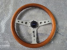VOLANTE MOMO INDY FIAT MADEIRA ITEM RARO ABARTH Fiat 500 600 carro vintage , usado comprar usado  Enviando para Brazil