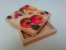 Scatolina legno decoupage usato  Noceto