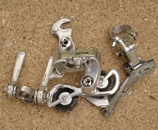 Usado, Conjunto de câmbio Suntour Cyclone desviador dianteiro traseiro tubo inferior vintage década de 1980 Eroica comprar usado  Enviando para Brazil