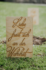 Einzigartig hochzeits holz gebraucht kaufen  München