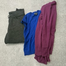 Lote de cortador de cashmere 1,5 libras roxo cinza azul fio artesão artesanato upcycle, usado comprar usado  Enviando para Brazil