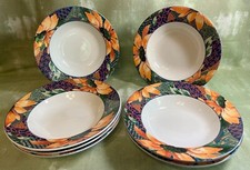 Conjunto de 7 tigelas de macarrão/sopa Victoria & Beale Sonata 8 5/8" porcelana fina comprar usado  Enviando para Brazil