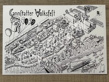 Lageplan cannstatter volksfest gebraucht kaufen  Pfaffenhofen a.d.Ilm