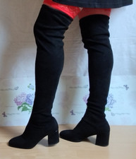 Verknee stiefel wildleder gebraucht kaufen  Weischlitz