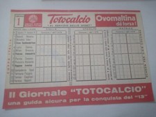 Schedine totocalcio primi usato  La Maddalena